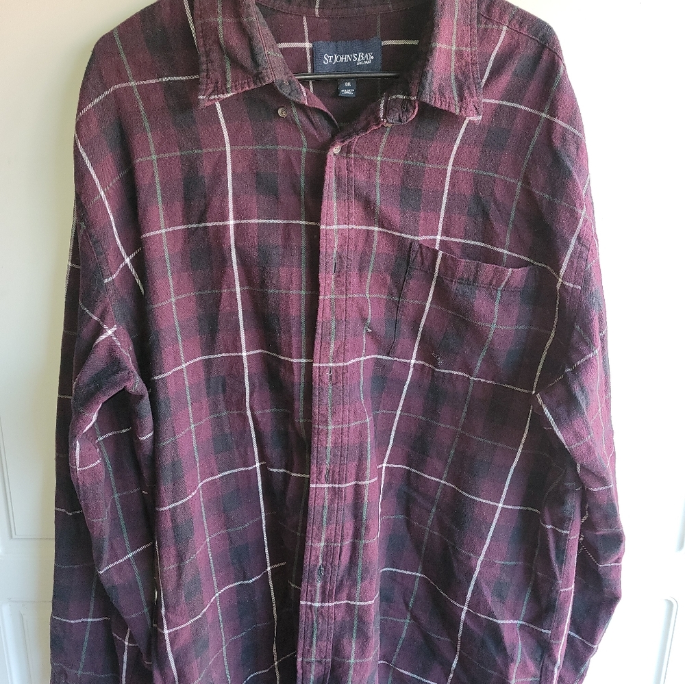 St John's Bay XXL Men's Flannel Shirt